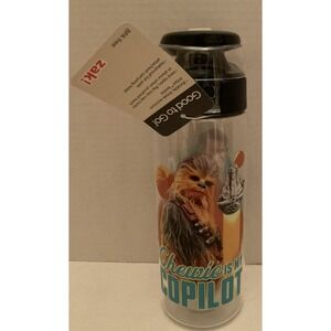 Star Wars ZAK Water Bottle Chewbacca Han Solo - Chewie Is My Copilot  New W/Tags